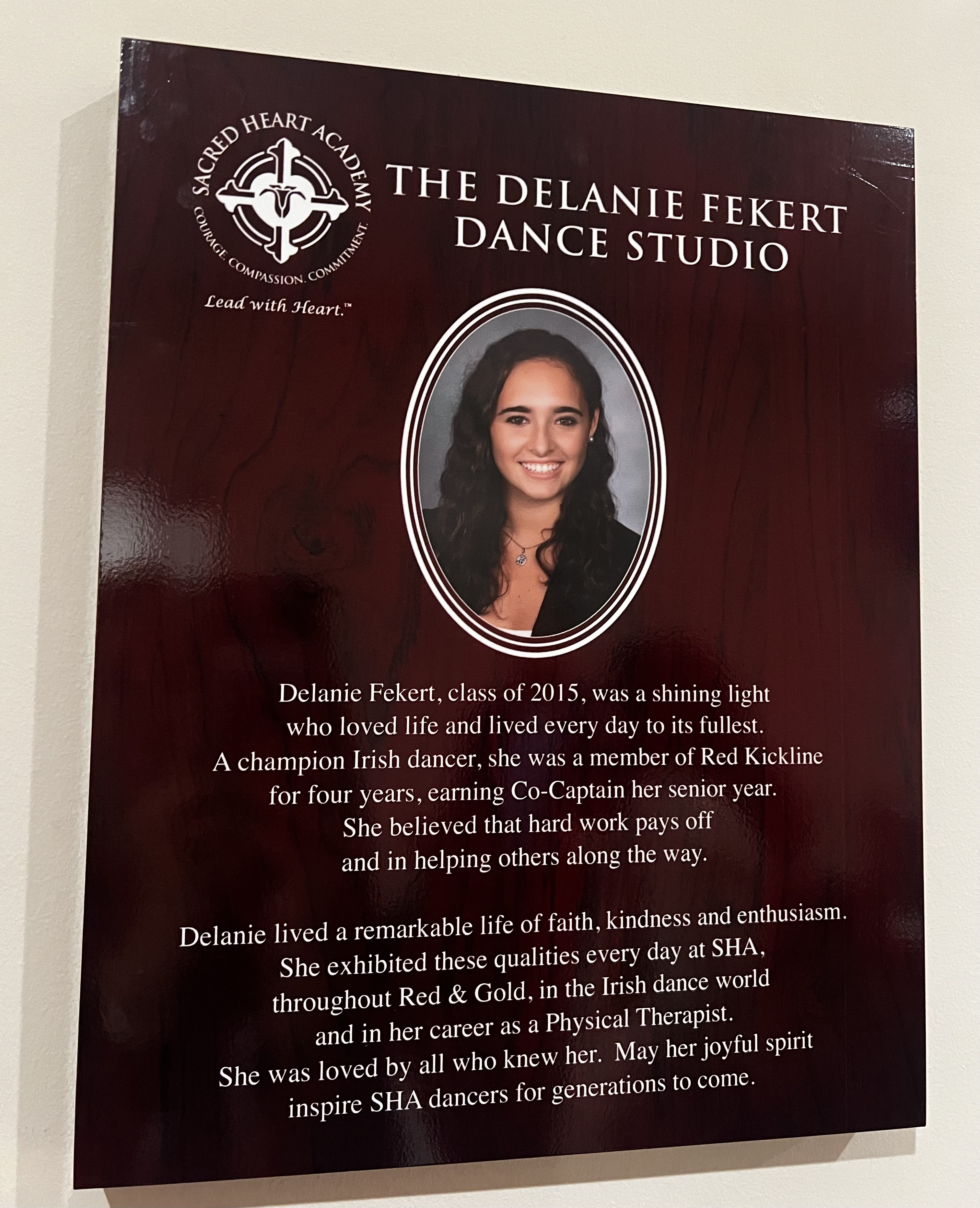 Dance Studio Plaque